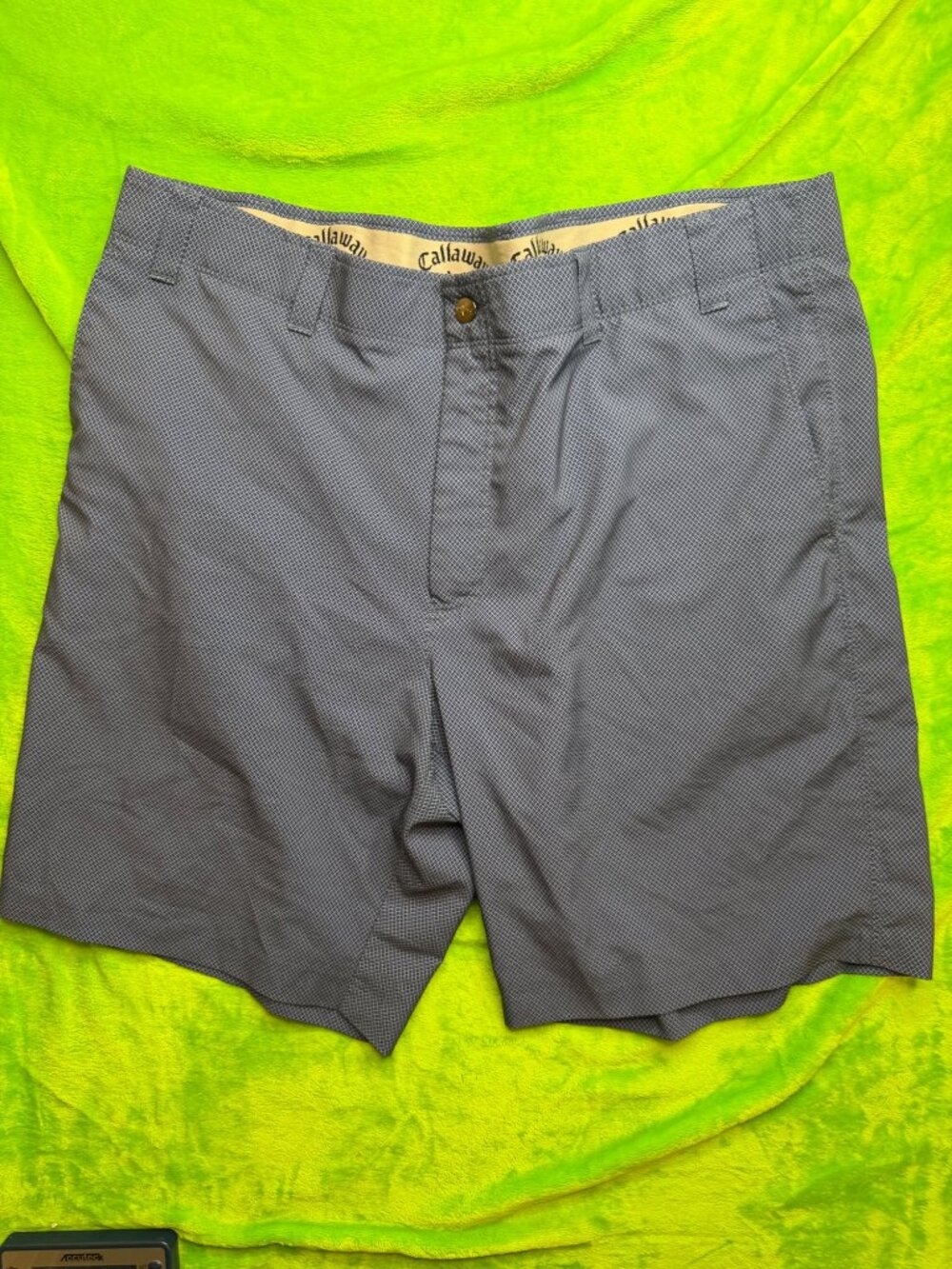 Callaway Size 40 Gray Polyester Elastane Shorts Golf Casual Wear